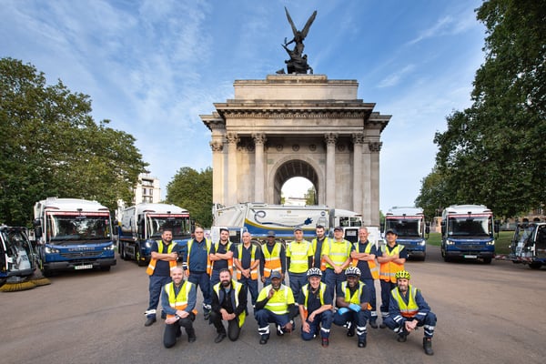 Westminster City Council launches UK's largest electric waste collection fleet