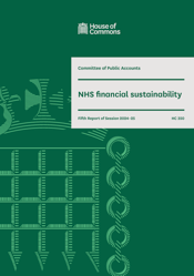 NHS financial sustainability report 2025