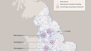 Joined-up government data reveals scale of flood risk to transport networks