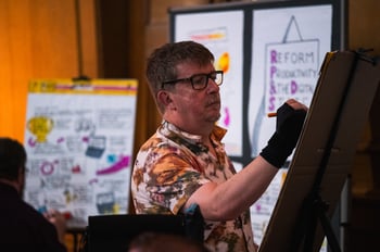 Delegates in discussion at the Government Transformation Summit, London, June 2026